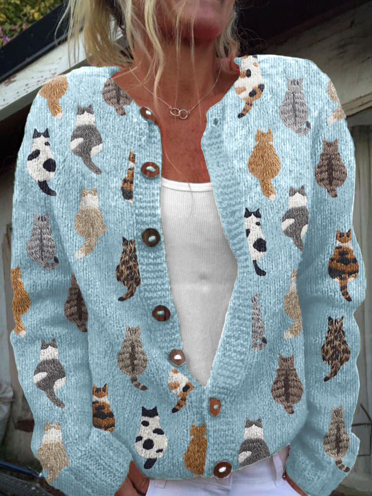 Charlotte - Cardigan Blu