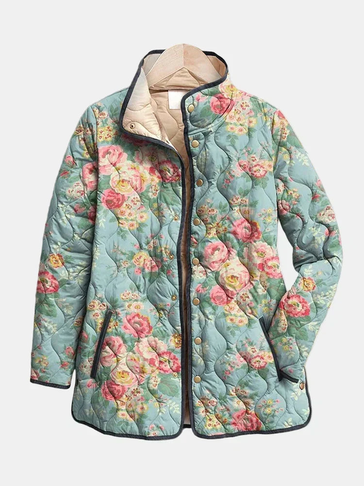 Mathilde - Giacca Trapuntata Rose Celadon