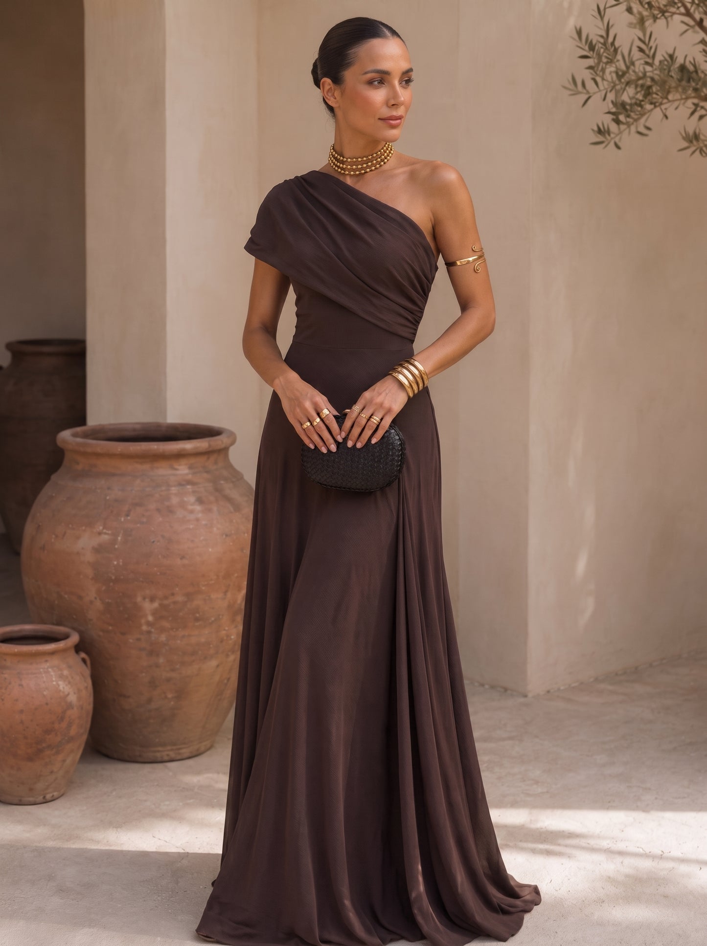 Sigrid | Vestito marrone caldo