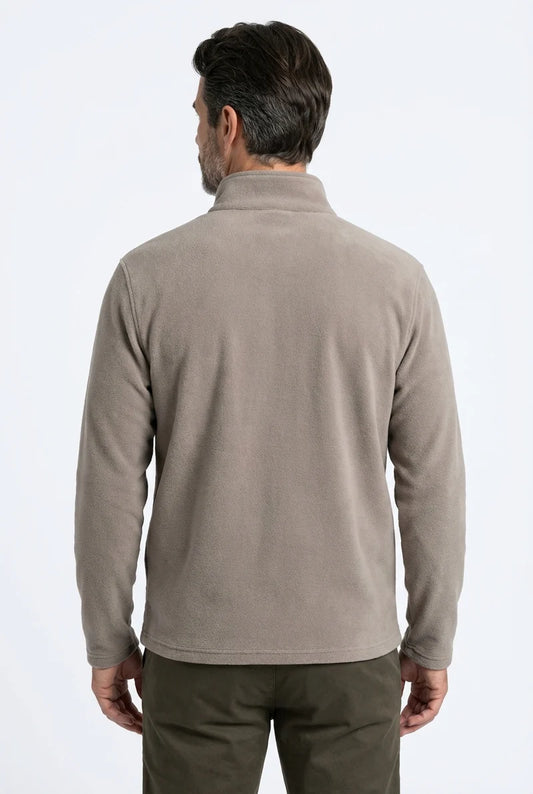 Lars | Fleecetröja taupe