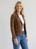 Denia™ | Giacca Corta Multi-Zip con Collo a Revers
