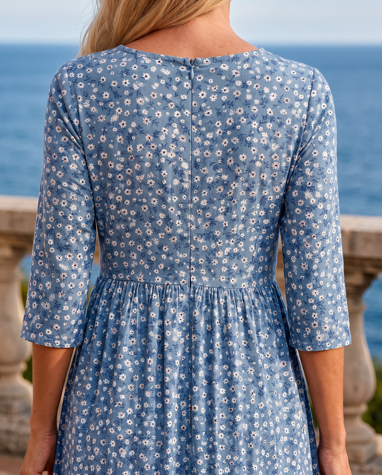 ARIANNA - VESTITO MIDI FLOREALE