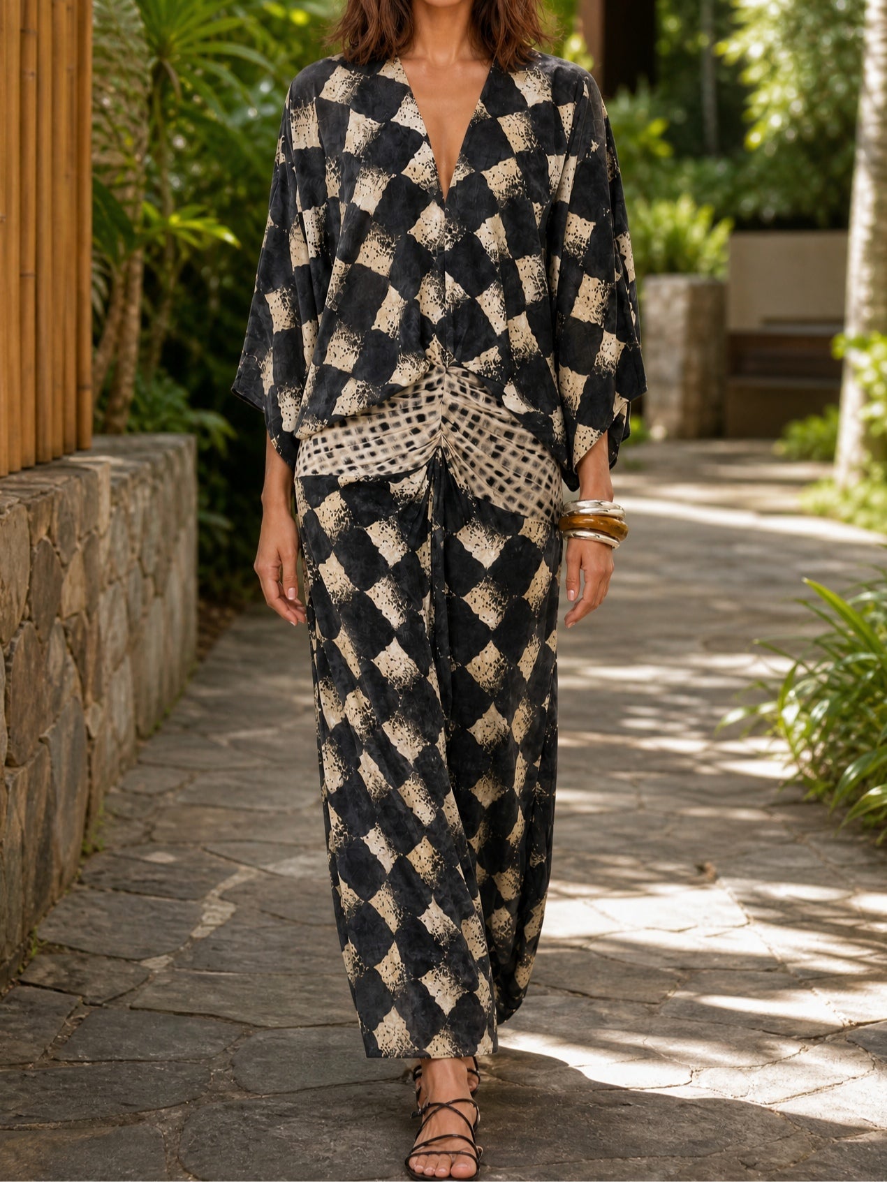 MAELIA - VESTITO MOSAICO MEDITERRANEO