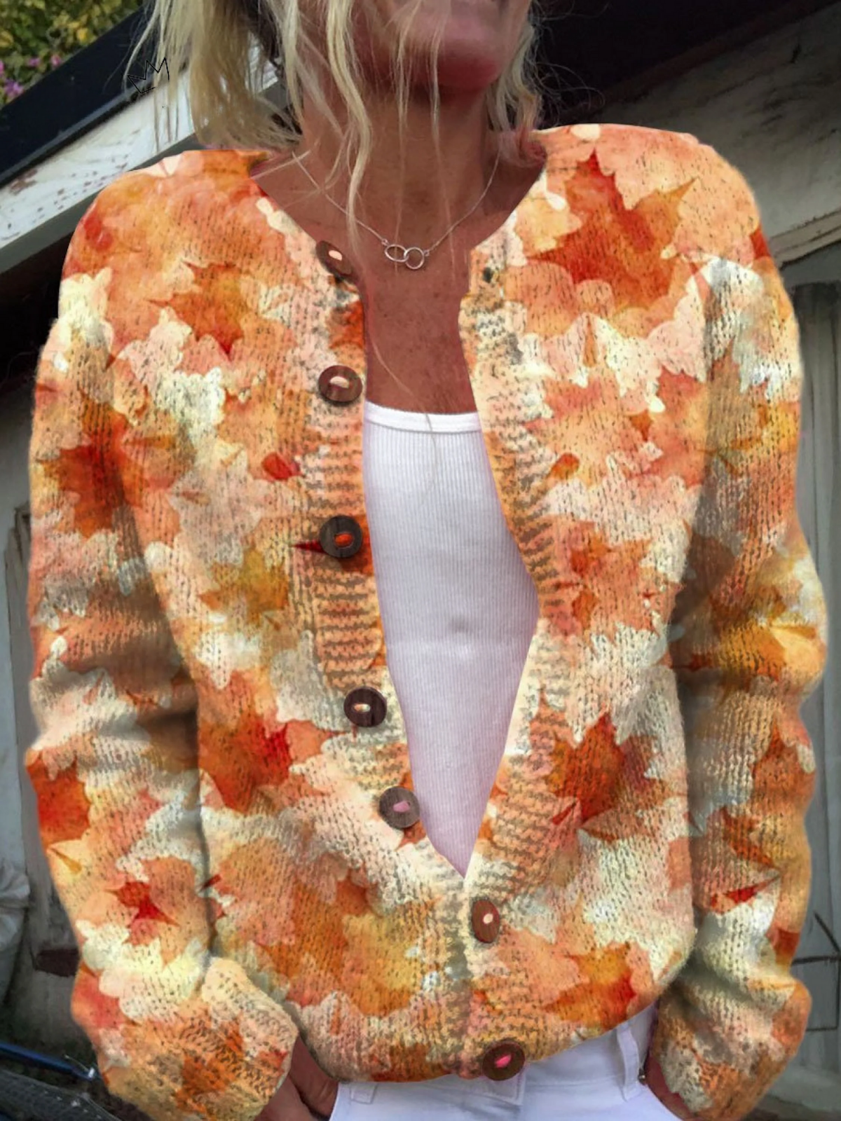 Briarwood - Cardigan a maglia vintage