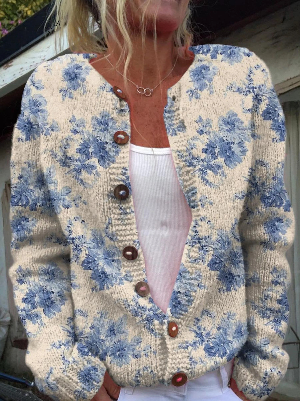 Daysie - Cardigan a maglia vintage