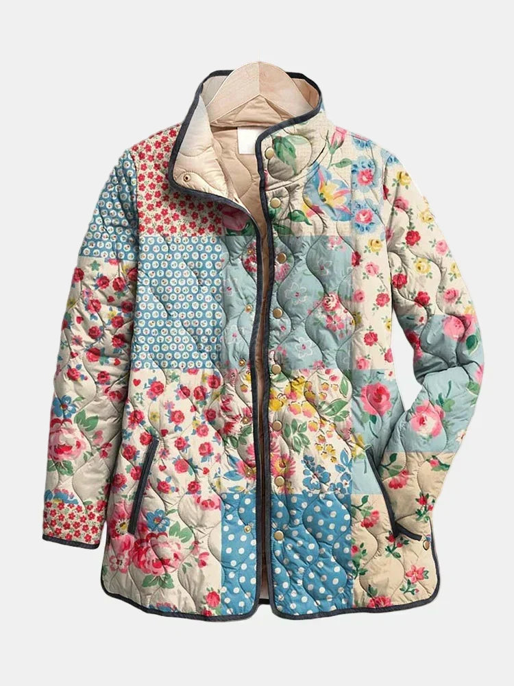 Chloé - Giacca Trapuntata Patchwork Floreale