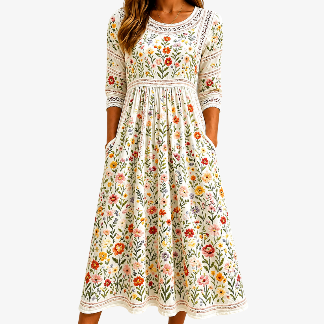 ARABELLA - VESTITO MIDI FLOREALE