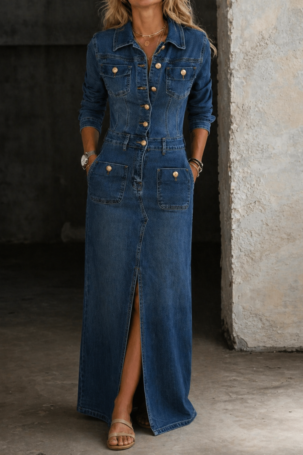 Leila giacca di jeans classica