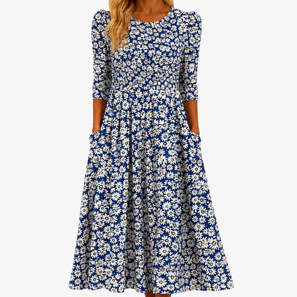 FIORELLA - VESTITO LUNGO A FIORI