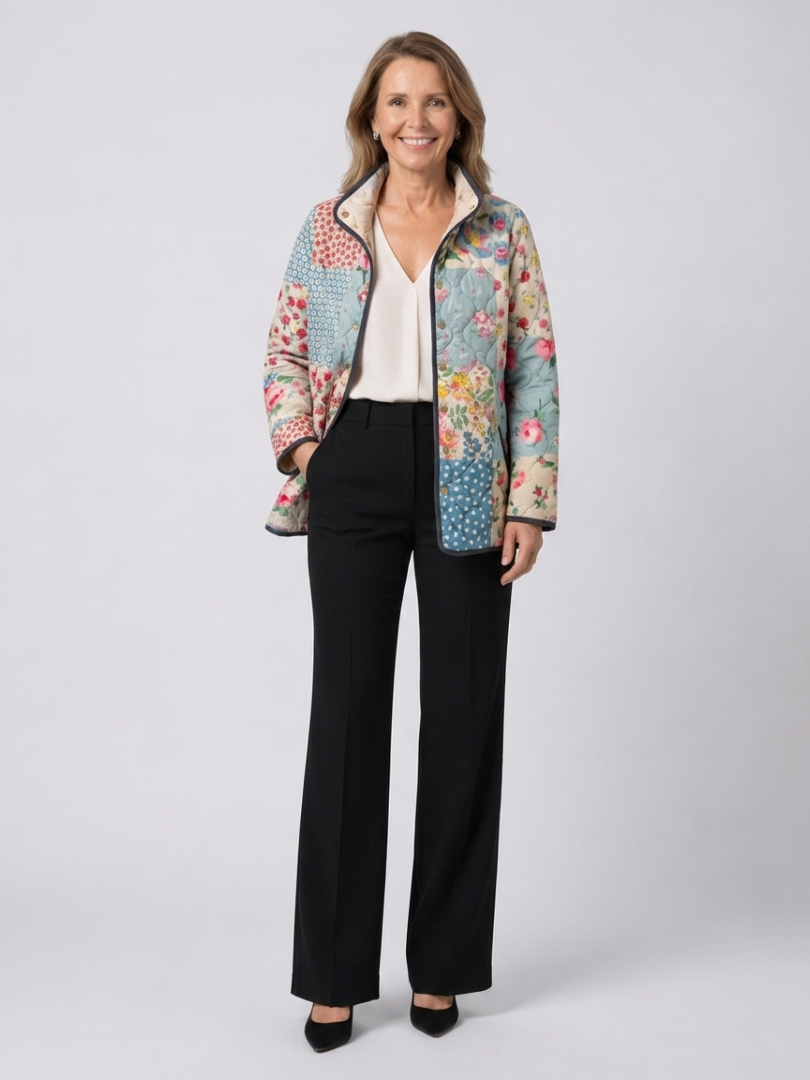 Chloé - Giacca Trapuntata Patchwork Floreale