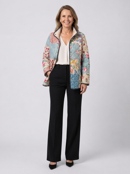 Chloé - Giacca Trapuntata Patchwork Floreale