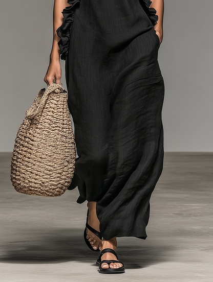Laura | Maxi vestito con tasche