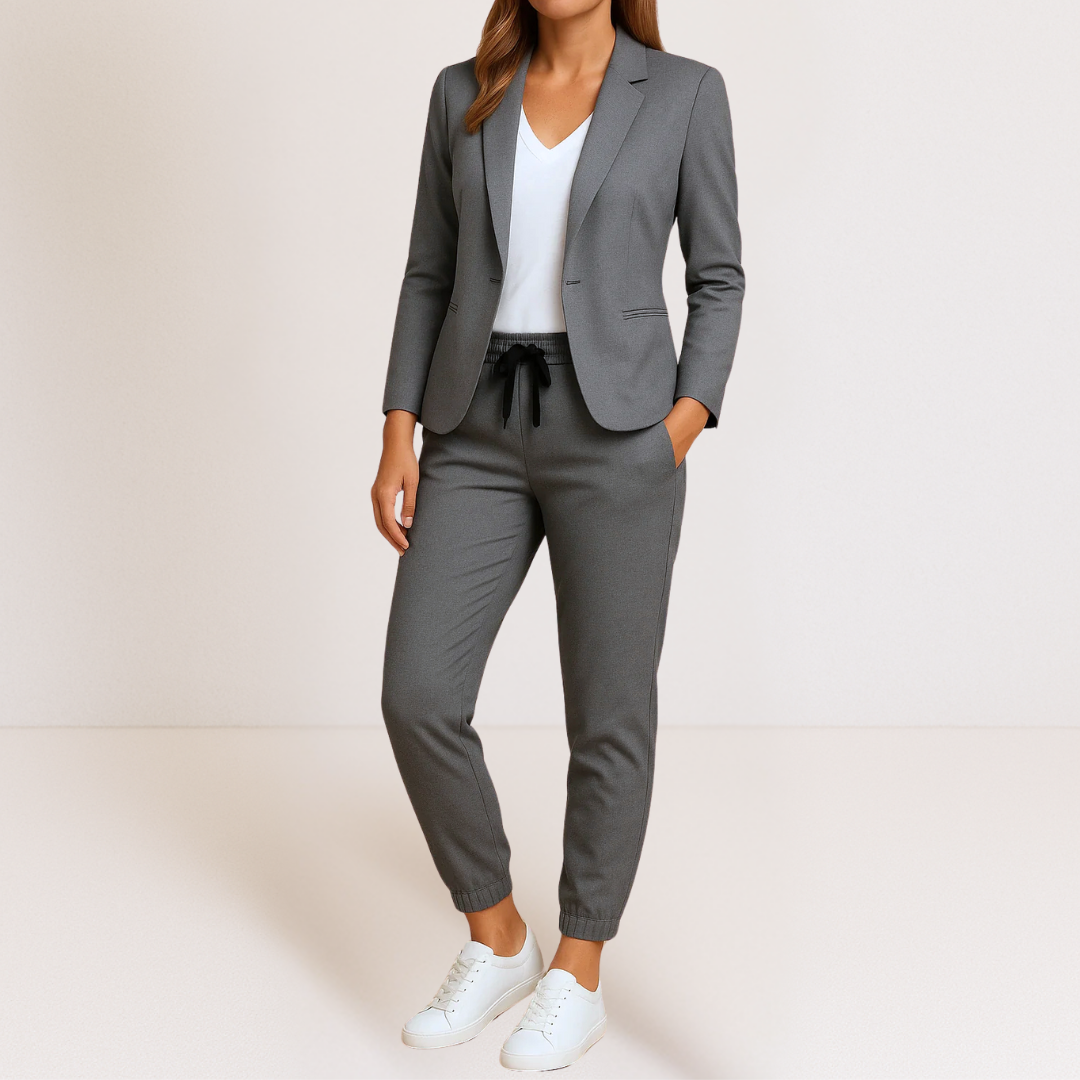 Agnese™ Completo Due Pezzi da Donna - Grigio