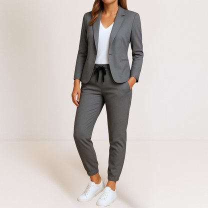 Agnese™ Completo Due Pezzi da Donna - Grigio