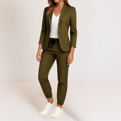 Agnese™ Completo Due Pezzi da Donna - Verde
