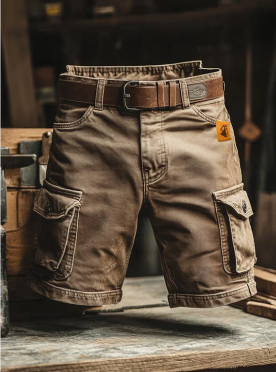 Viktor | Retro cargoshorts med flera fickor