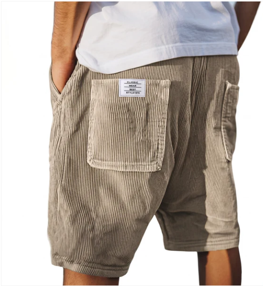 Viktor | Eleganta shorts i sammet