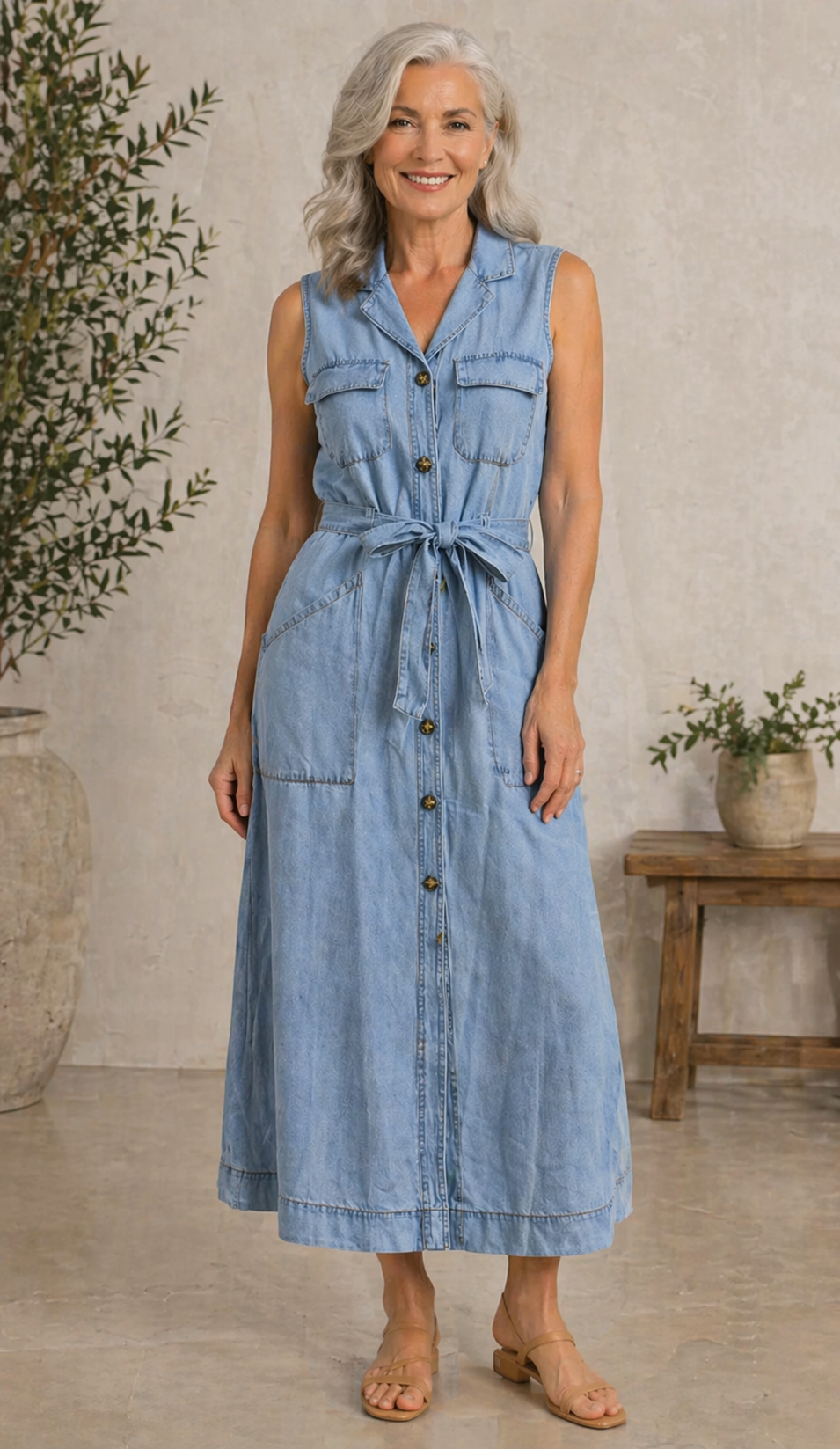 Susana abito denim
