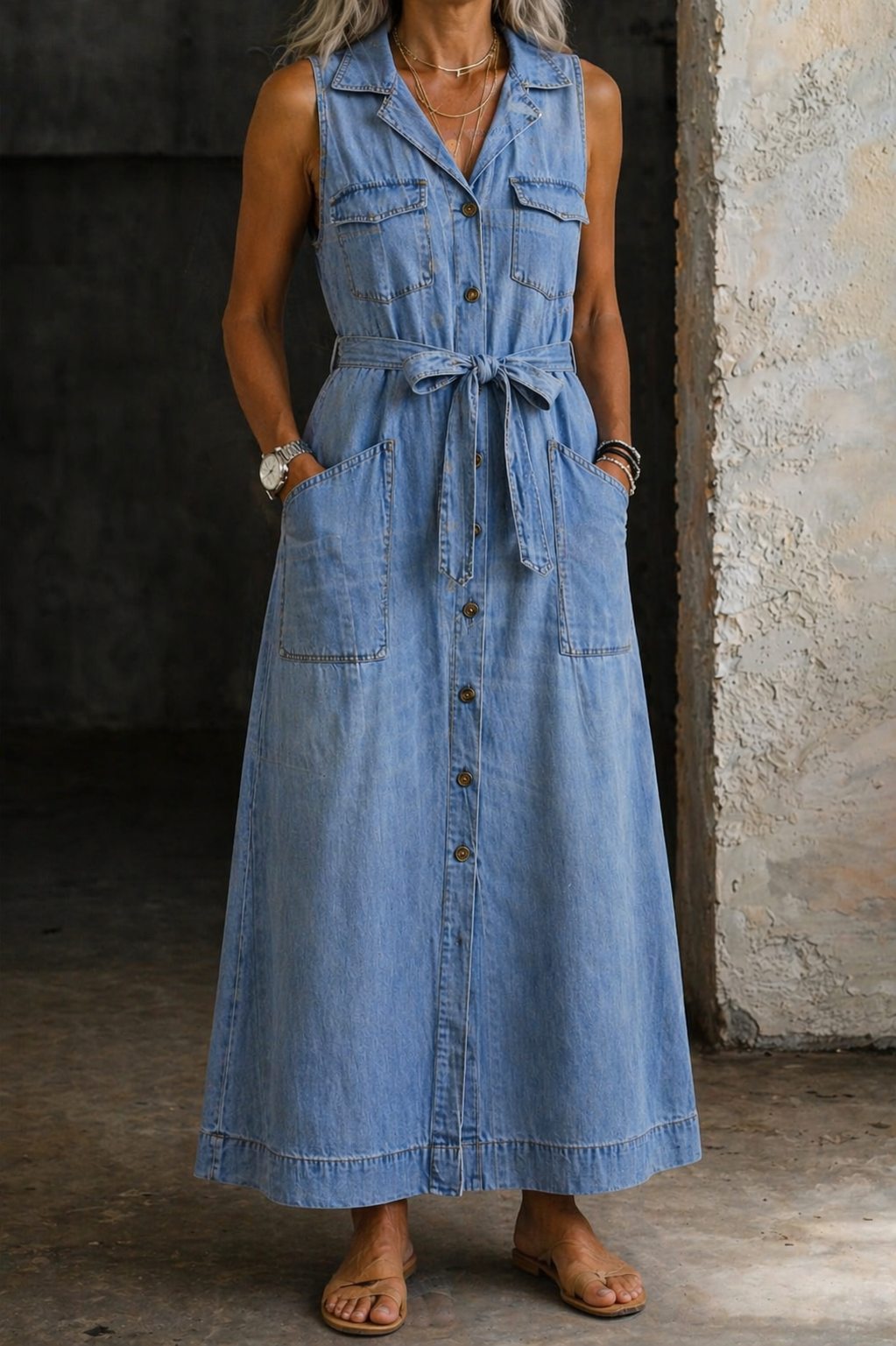 Susana abito denim