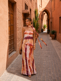 Solveig | Vestito bardot a motivi
