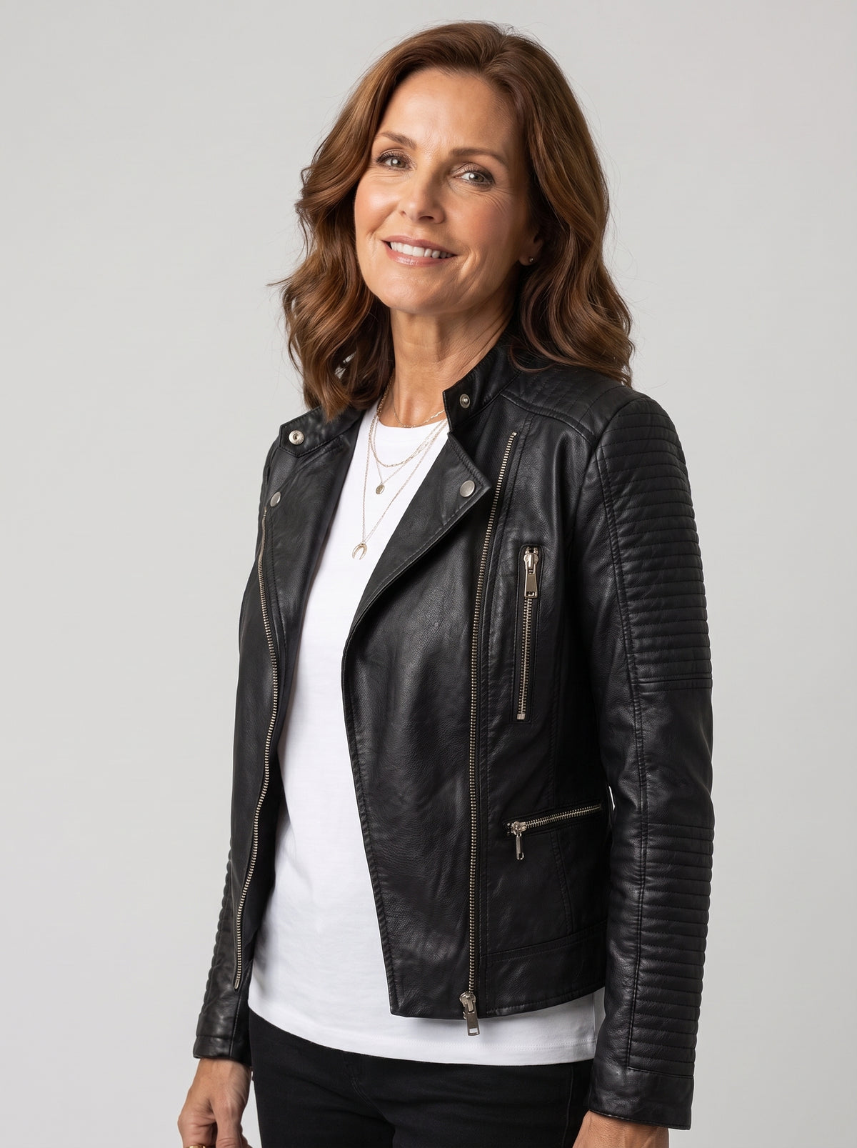 Biker™ | Giacca in Ecopelle con Zip