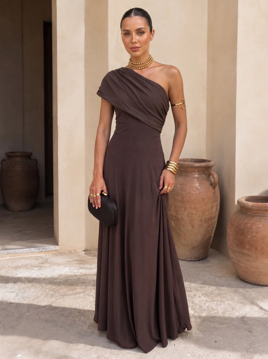 Sigrid | Vestito marrone caldo