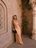 Edda | Vestito color terracotta