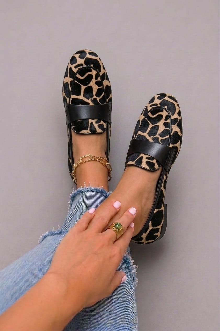 Sofia™ | Mocassini Leopardati