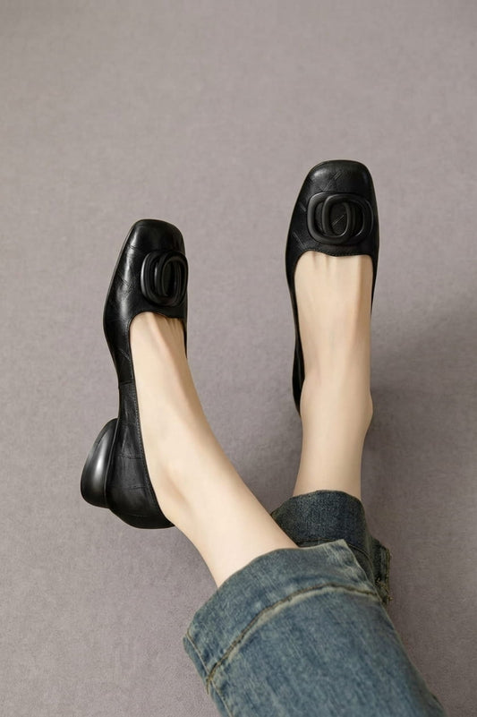 Chiara™ | Ballerine con Puntera Quadrata