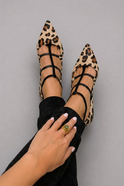 Bridget™ | Scarpe con Tacco Leopardato