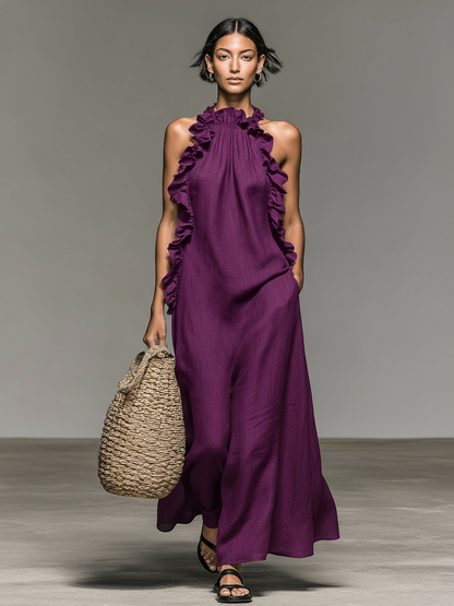 Laura | Maxi vestito con tasche