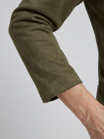 Sable™ | Giacca Corta in Scamosciato Sintetico