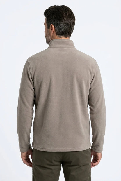 Lars | Fleecetröja taupe
