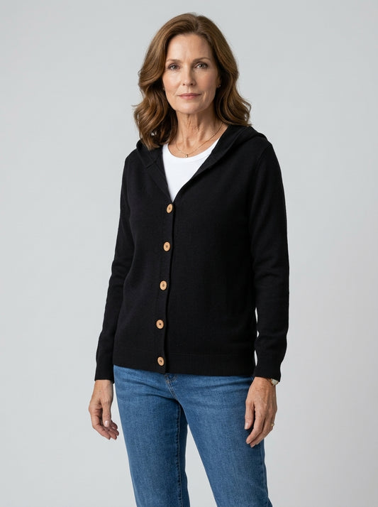 Rocío™ | Giacca in Maglia con Cappuccio