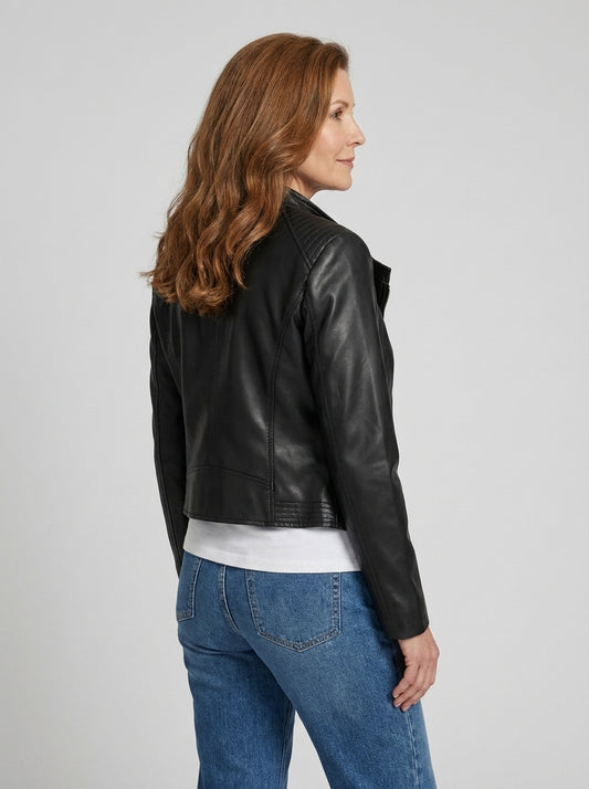 Riot™ | Giacca Corta in Ecopelle Punk Rock