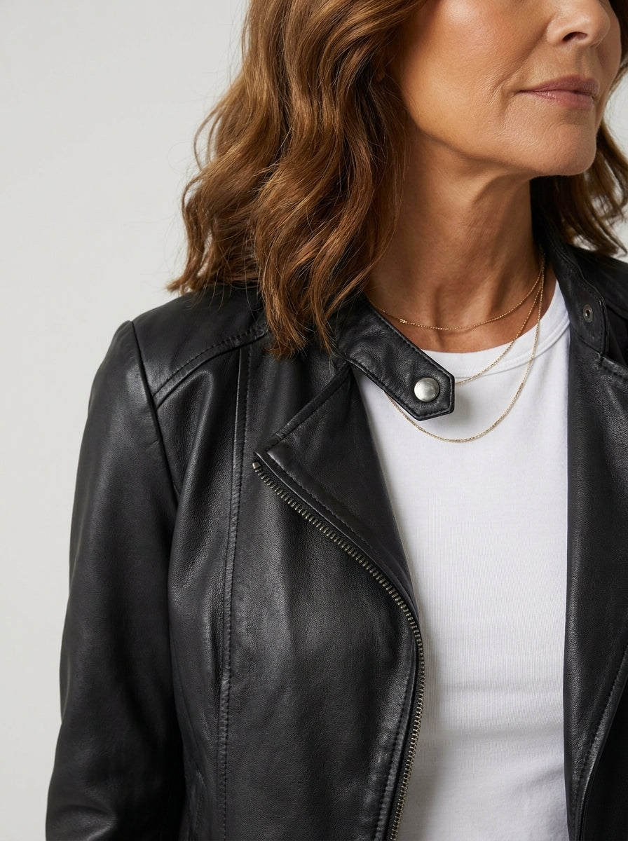 Biker™ | Giacca in Ecopelle con Zip