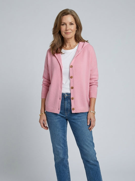 Ambre™ | Cardigan con Cappuccio Relax