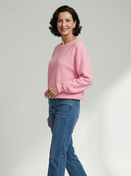 Ines™ | Maglione Oversize Gofrato