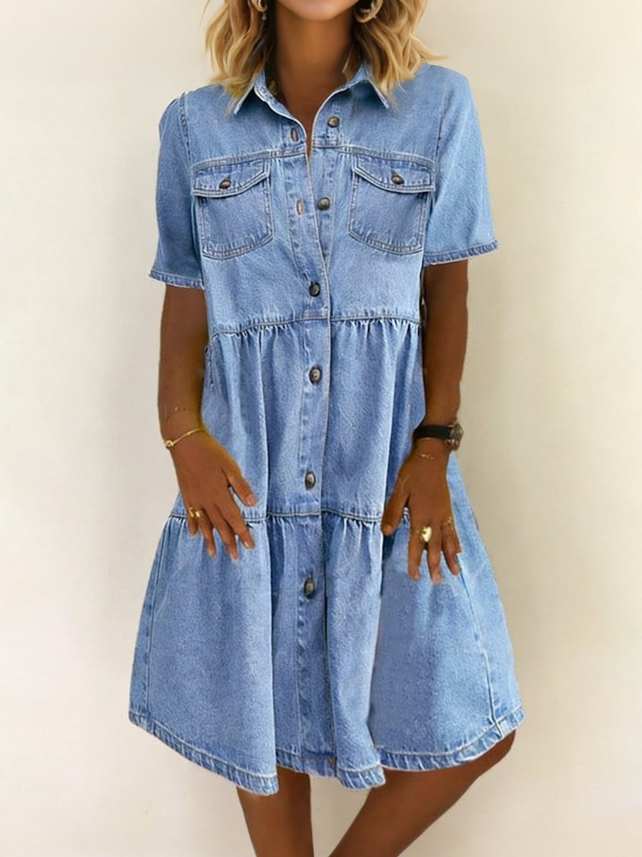 Sofia abito denim elegante