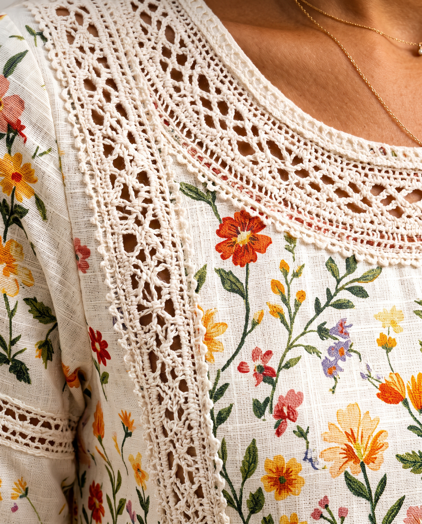 ARABELLA - VESTITO MIDI FLOREALE