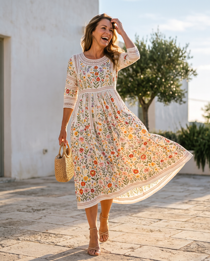ARABELLA - VESTITO MIDI FLOREALE