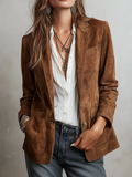 Cassandra™ | Blazer Marrone Vintage